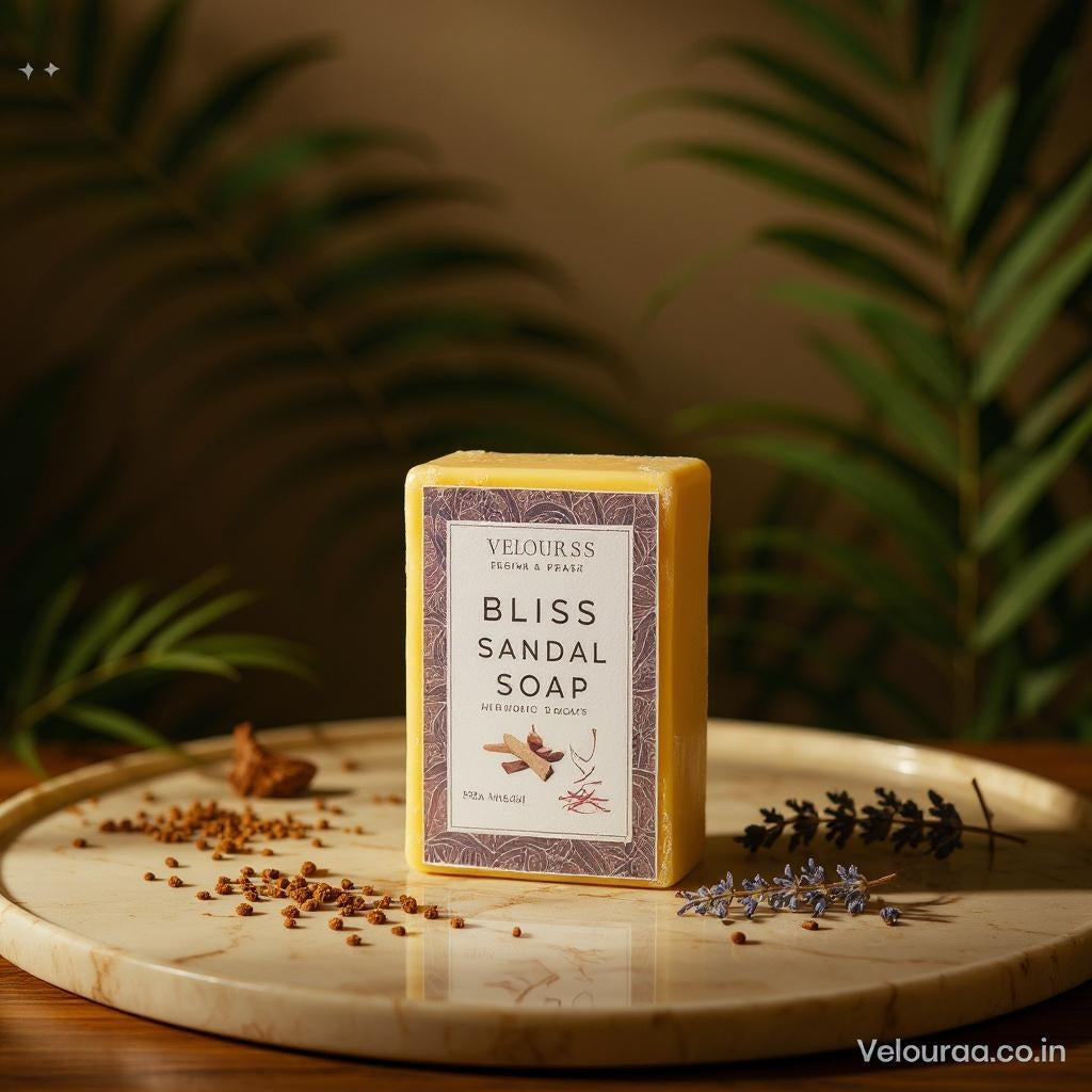 Veloura Bliss Organic Beauty Sandal Soap
