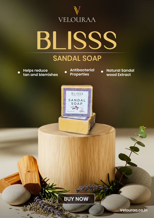 Veloura Bliss Organic Beauty Sandal Soap