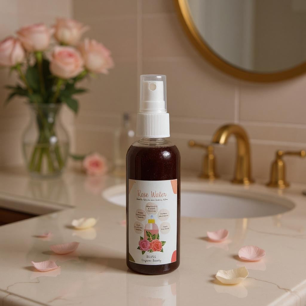 Veloura Bliss Organic Beauty Rose Water